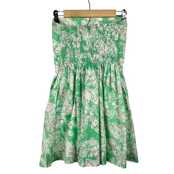 Lilly Pulitzer Chandie Strapless Dress - Glenda Beach Bash - Picture 7 of 15